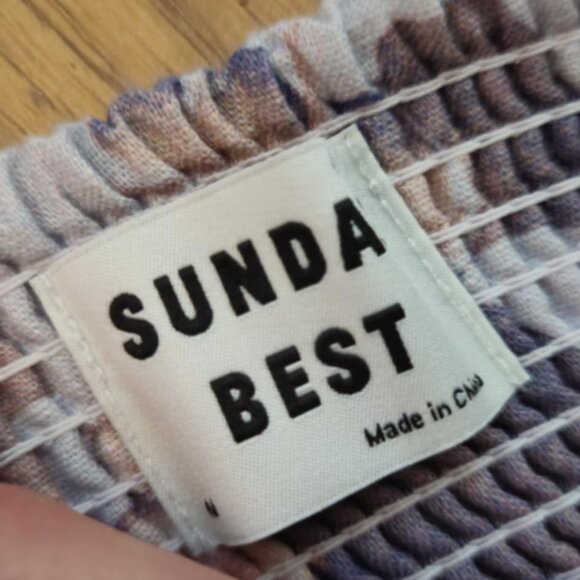 Aritzia Sunday Best Violet Lined Halter Top Mini Dress Sz M - Picture 6 of 7